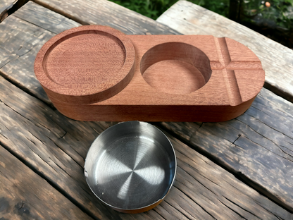 Cigar ash tray/coaster combo