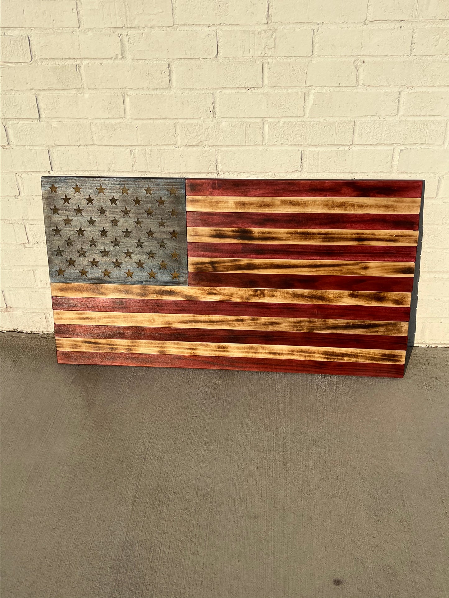 Rustic American Flag