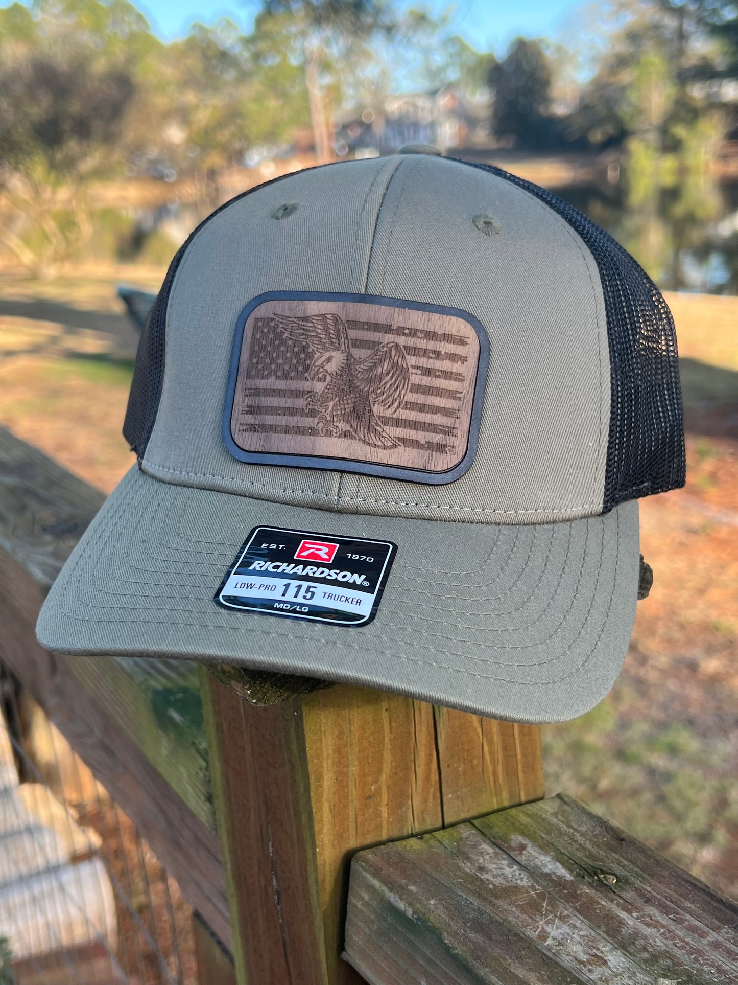 Wooden Patch Hats