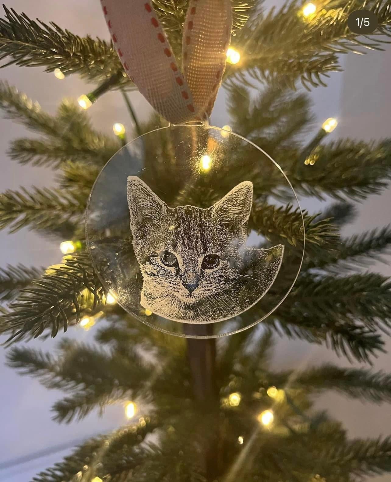 Acrylic Portrait Ornaments